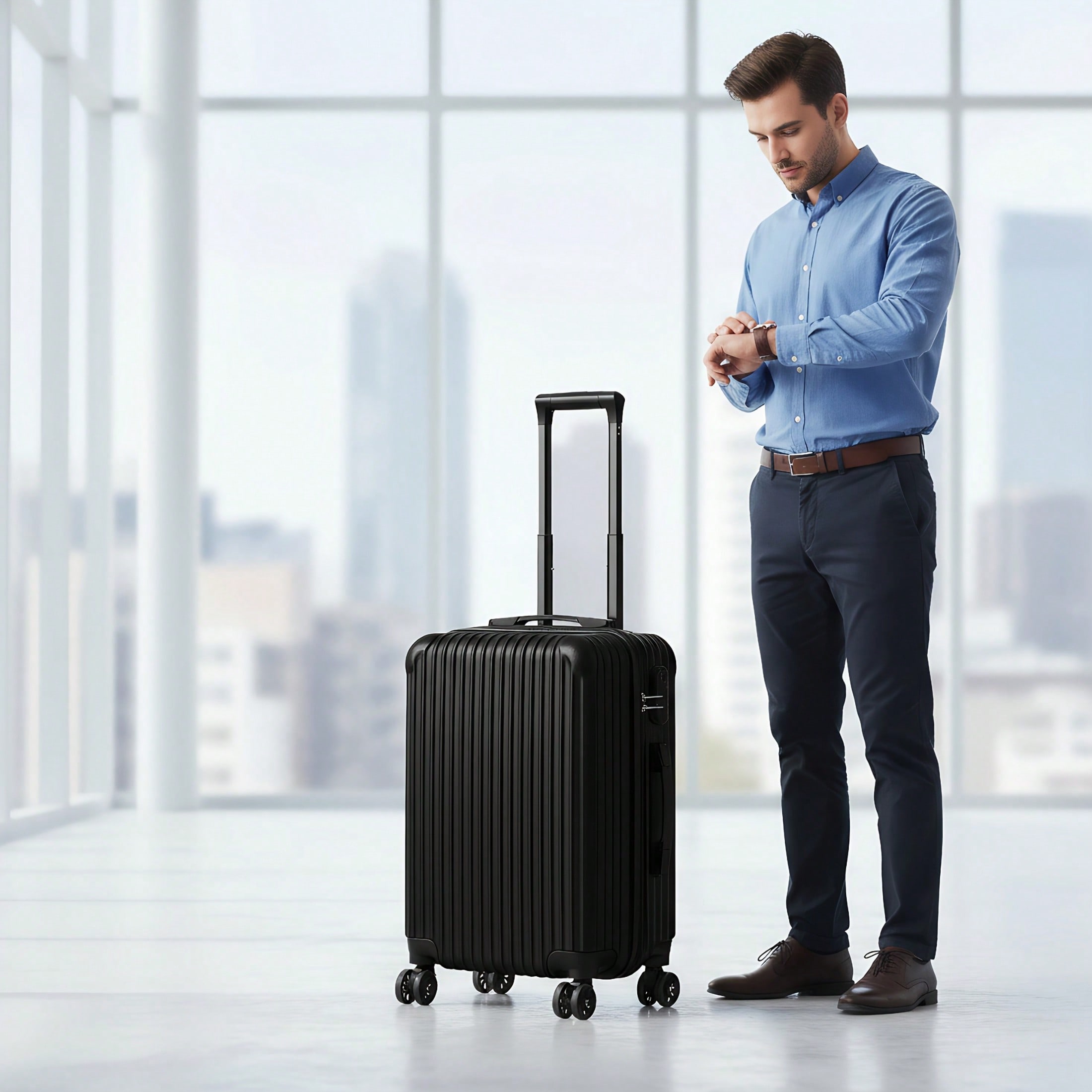 Spinner Wheel Rolling Suitcase 20 Inch - 20-дюймовый жесткий чемодан для ручной клади,