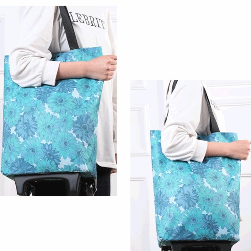 Легкая складная тележка с выдв – обзор и цена Foldable Rolling Luggage Bag