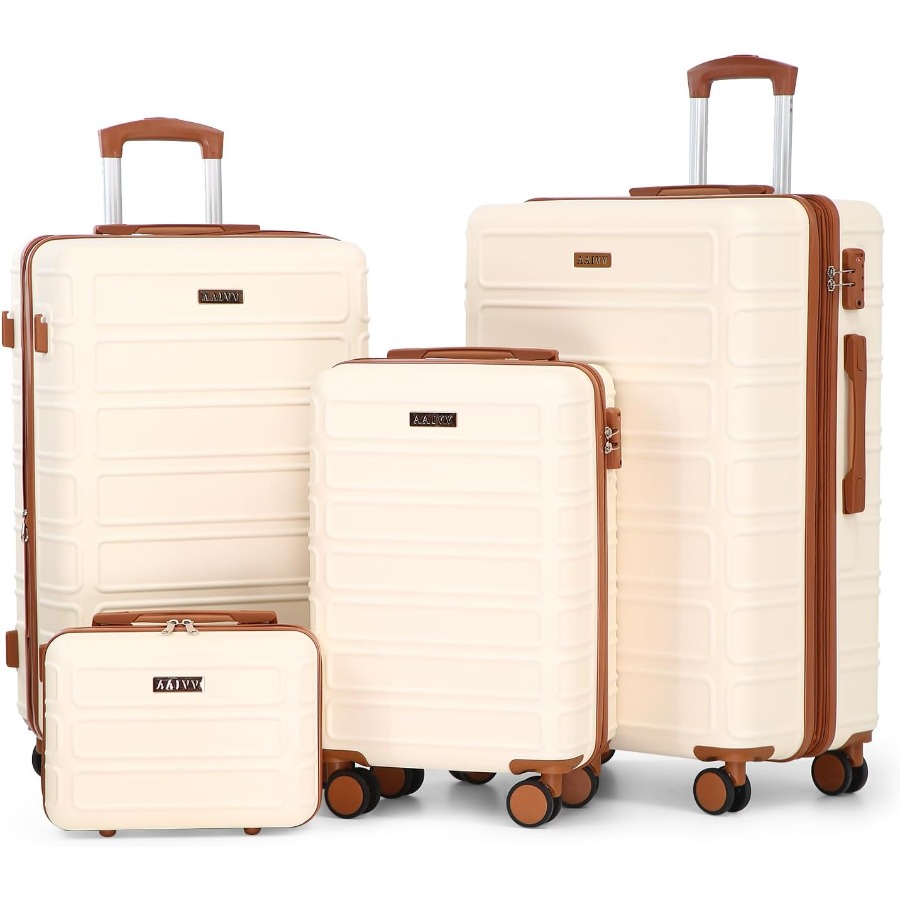 Набор из 4 чемоданов, расширяе – обзор и цена Expandable Hard Shell Luggage Set