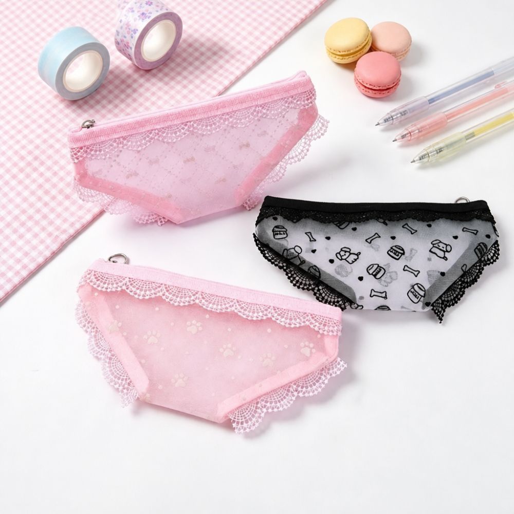 Милый кружевной сетчатый мешоч – обзор и цена Cosmetic Bags