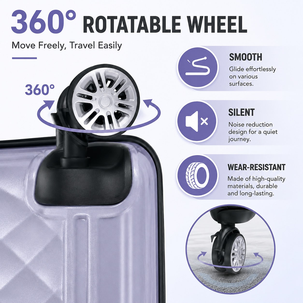 Набор из 2 чемоданов для ручно – обзор и цена Cabin Size Lightweight Travel Trolley