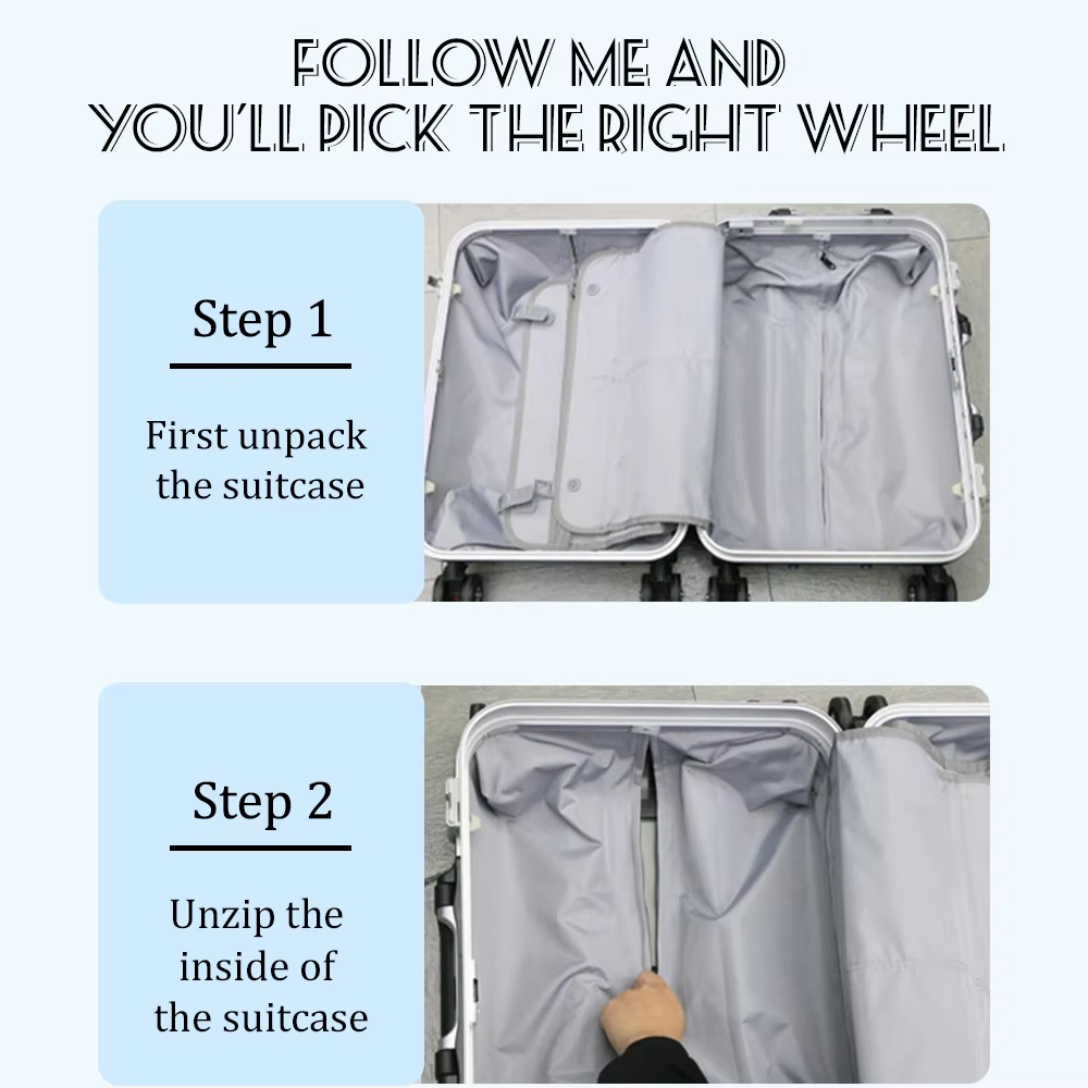 Запасные колеса для чемодана S – обзор и цена Silent Replacement Luggage Wheels