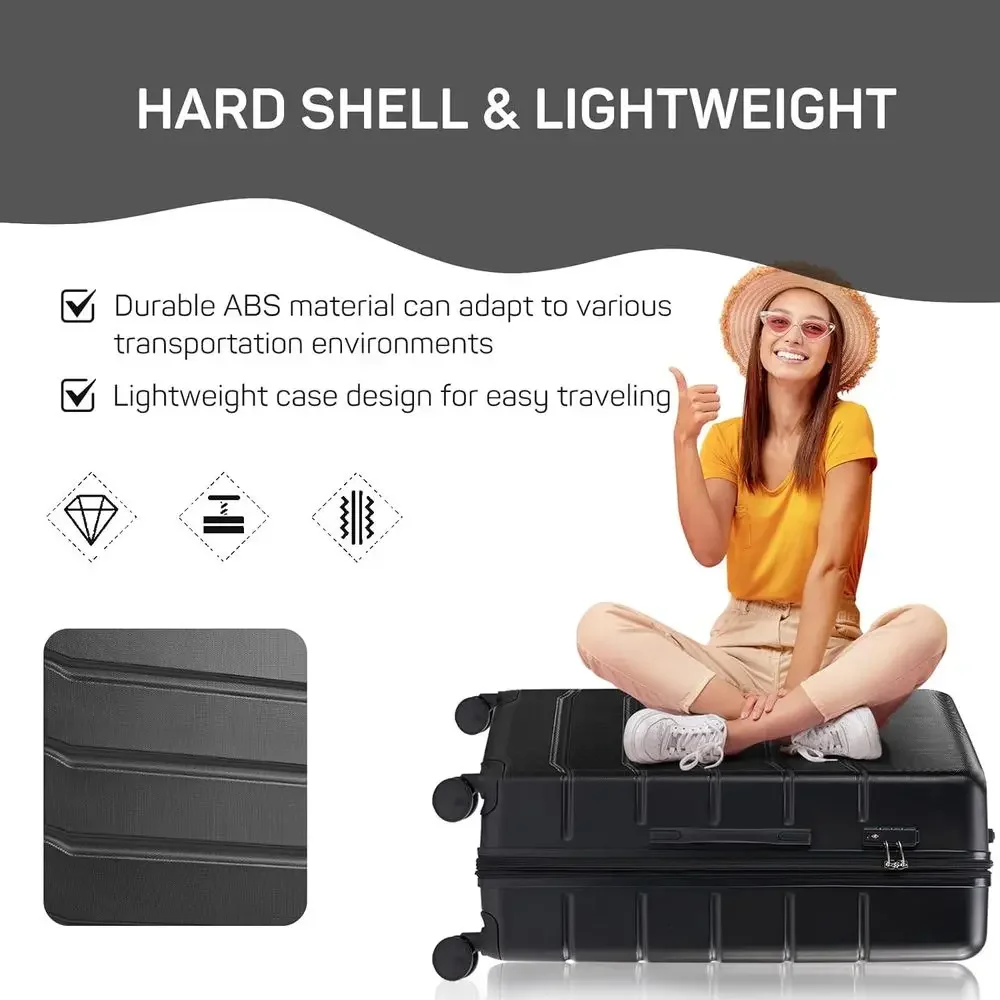 Набор из 3-х чемоданов с жестк – обзор и цена Expandable Hard Shell Luggage Set