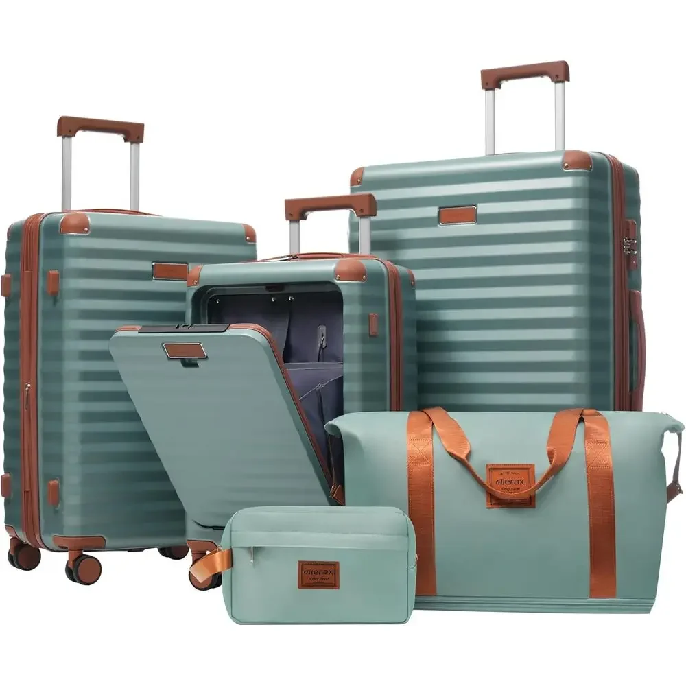 Набор из 5 расширяемых чемодан – обзор и цена Expandable Hard Shell Luggage Set
