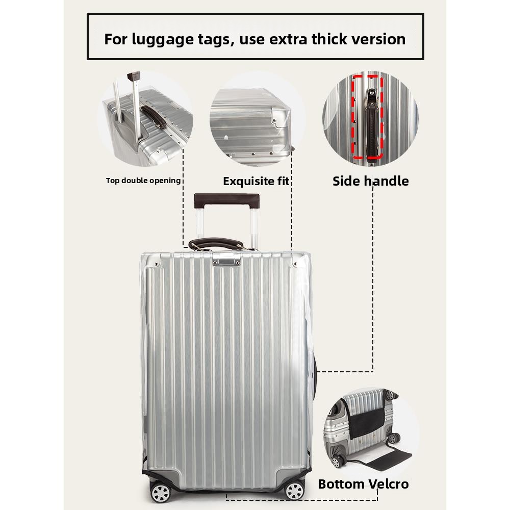 Прозрачный защитный чехол для  – обзор и цена Luggage Protective Cover Transparent