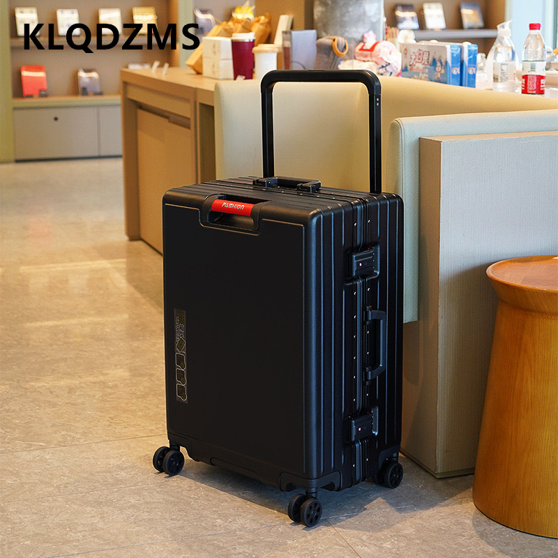 KLQDZMS чемодан с алюминиевой  – обзор и цена Aluminum Frame Carry On Luggage