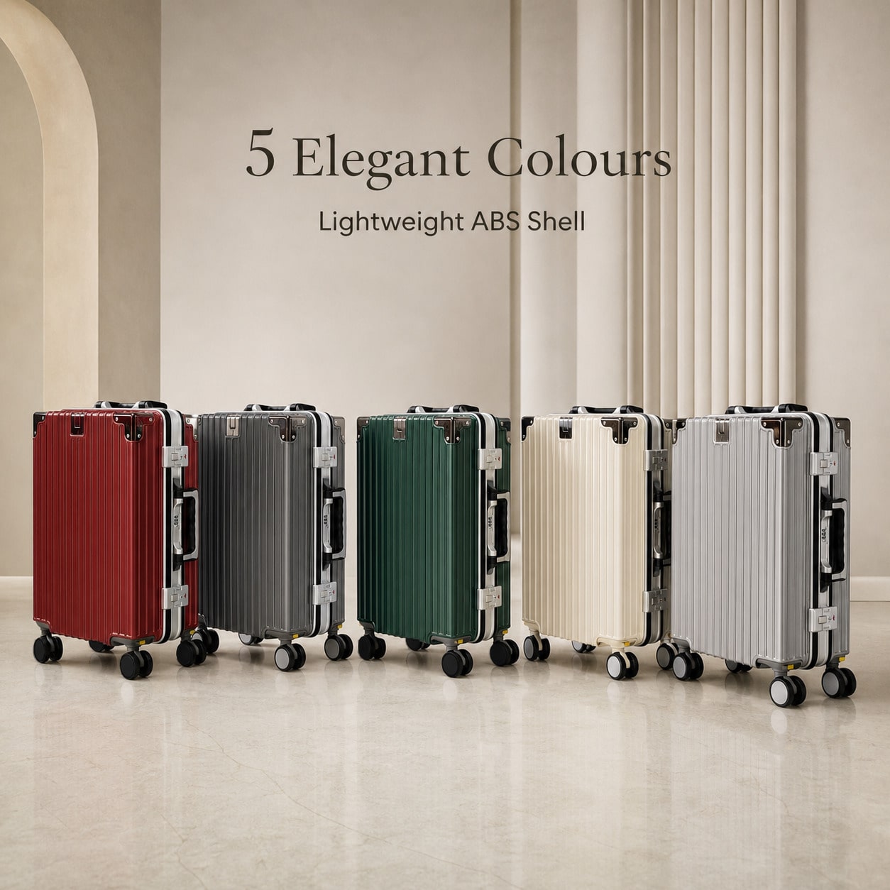 20-дюймовый ручной багаж, одоб – обзор и цена Aluminum Frame Carry On Luggage