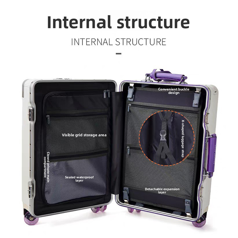 Чемодан для путешествий 20/24/ – обзор и цена Aluminum Frame Carry On Luggage