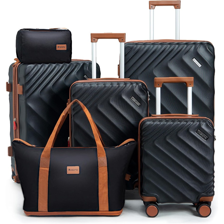 Набор из 6 предметов: жесткий  – обзор и цена Expandable Hard Shell Luggage Set