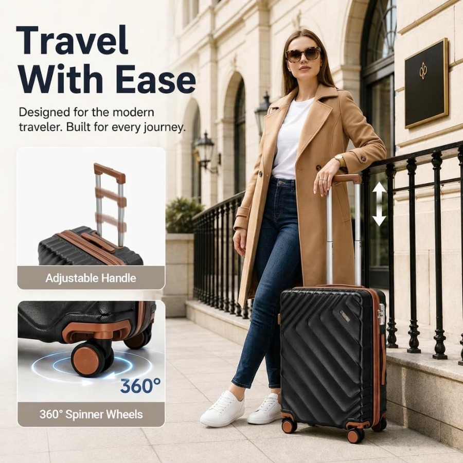 Набор из 6 предметов: жесткий  – обзор и цена Expandable Hard Shell Luggage Set