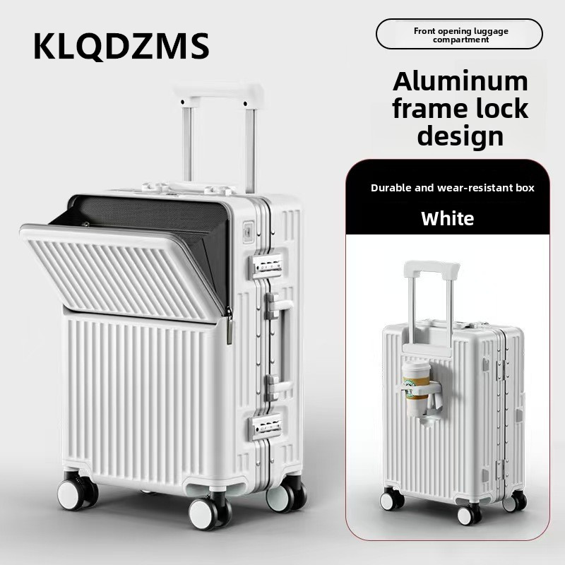 Многофункциональный чемодан KL – обзор и цена Front Opening Laptop Luggage 24 Inch